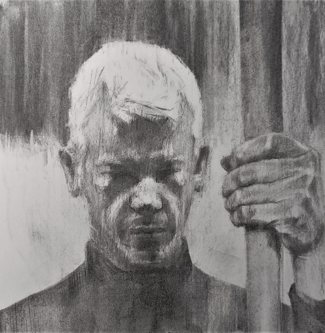 Georgios Staikos, Untitled 4, 2018 — Charcoal on paper