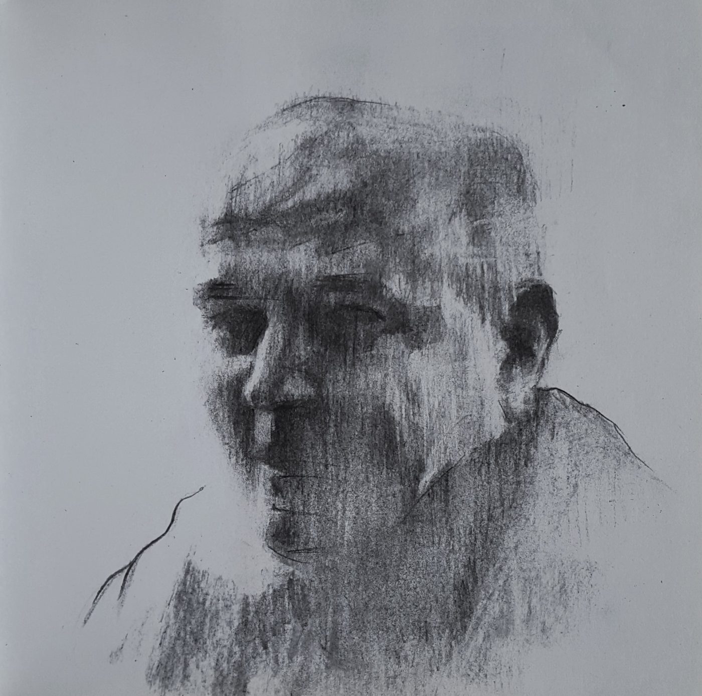 Georgios Staikos, Untitled 5, 2018 — Charcoal on paper