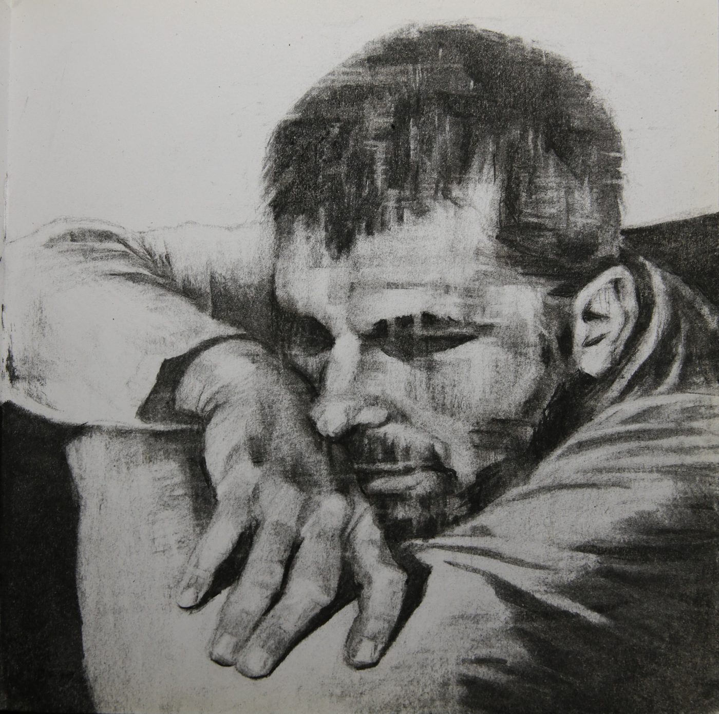 Georgios Staikos, Untitled 6, 2018 — Charcoal on paper