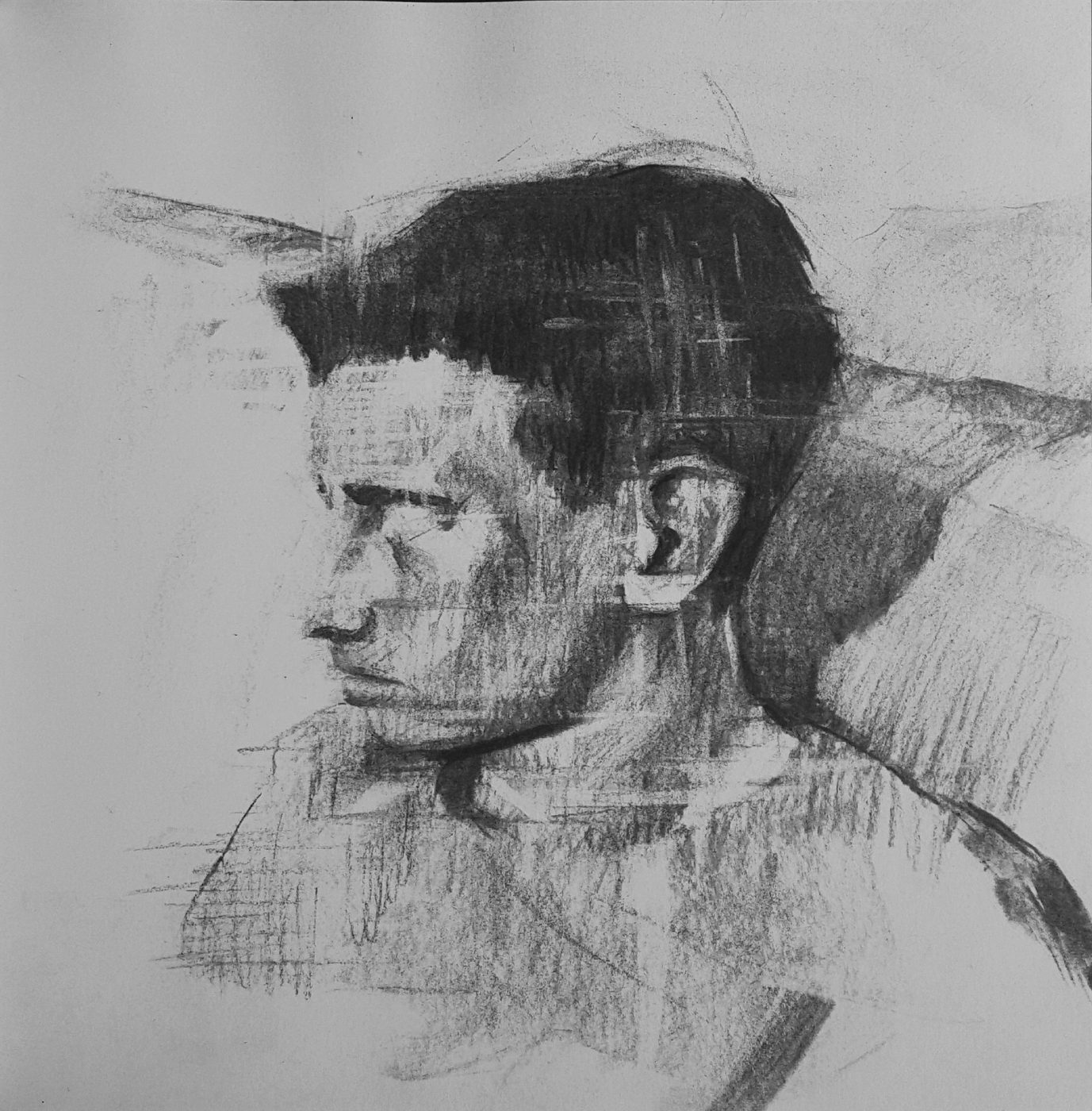 Georgios Staikos, Untitled 10, 2018 — Charcoal on paper