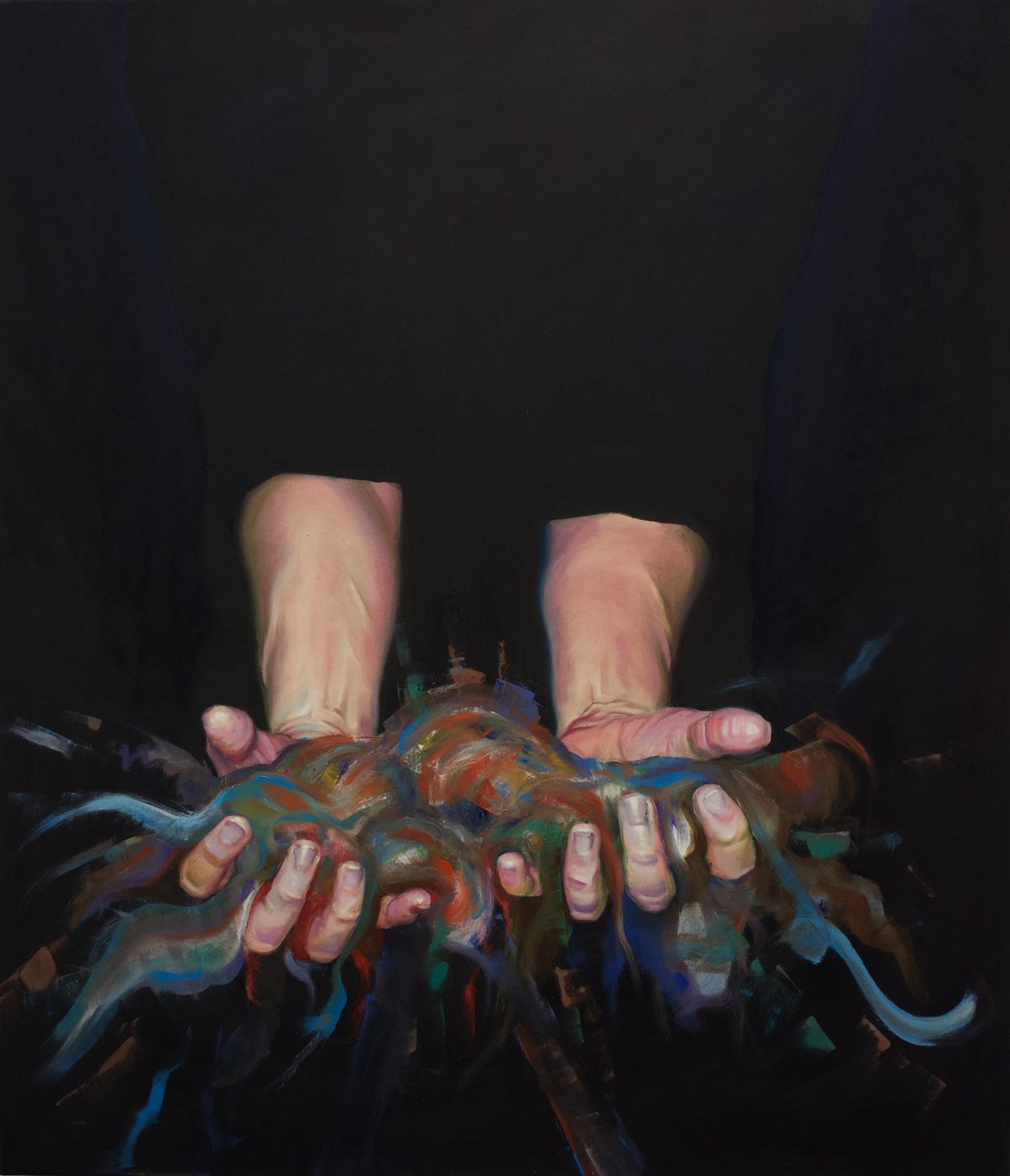 Georgios Staikos, Raw Material of Dreams, 2018 — Oil on canvas